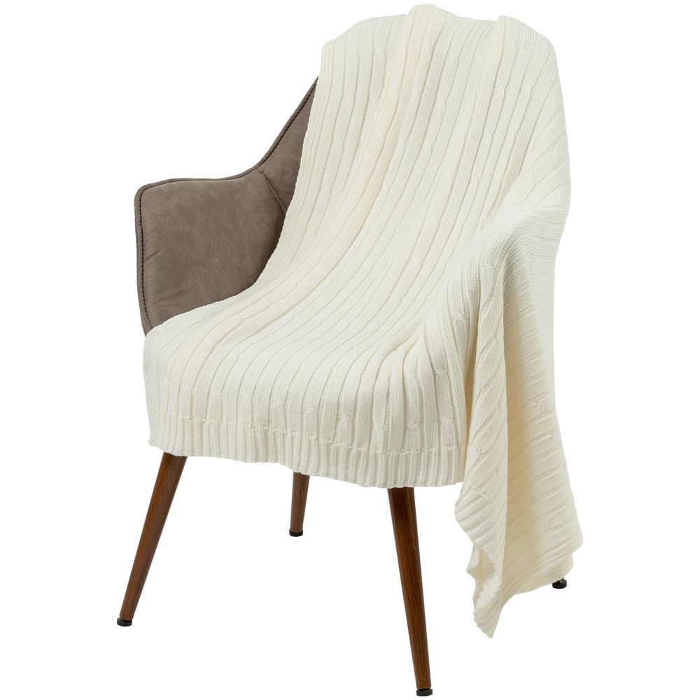 Плед Remit, молочно-белый / Миниатюра WWW (1000)