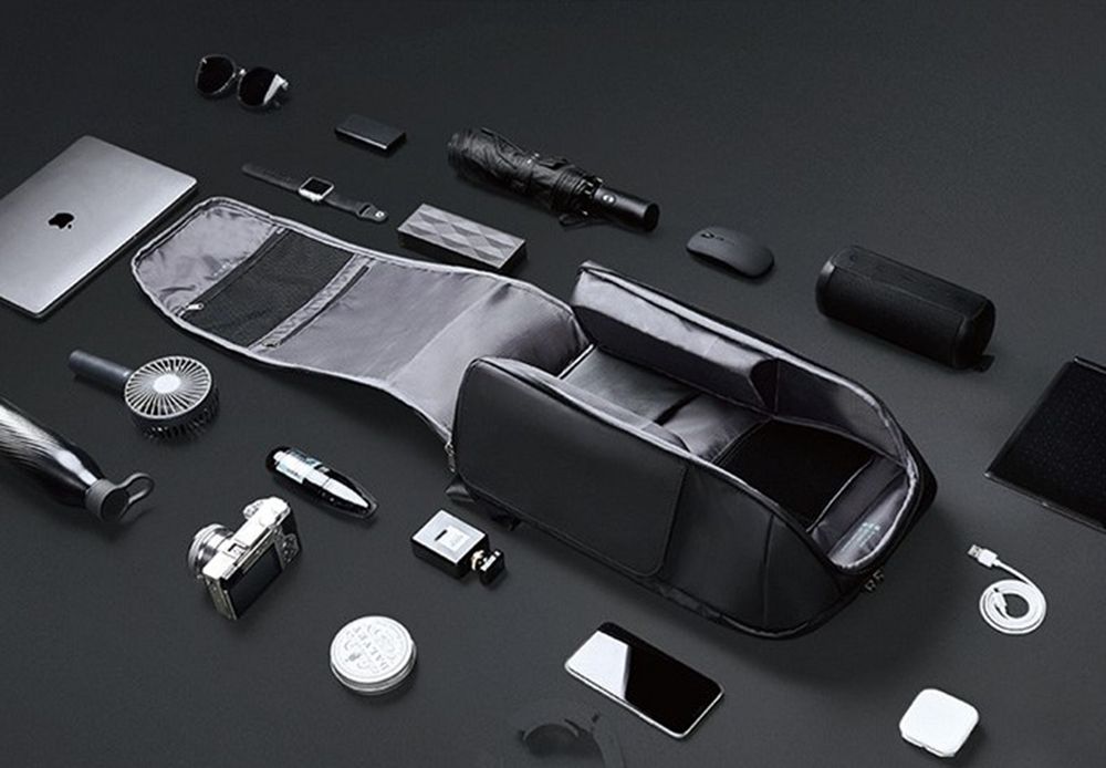 Рюкзак FlipPack, черный с зеленым / Миниатюра WWW (1000)