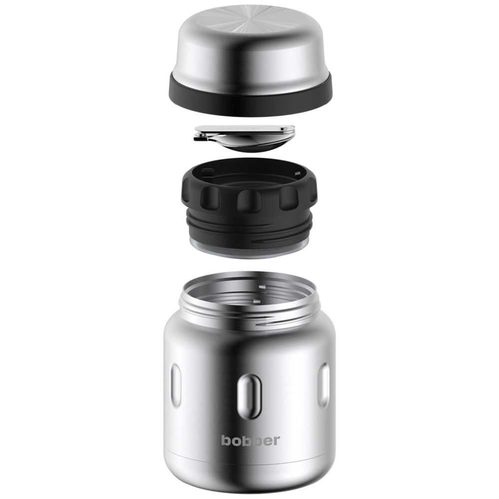 Термос для еды Jerrycan 470, вакуумный, стальной матовый / Миниатюра WWW (1000)