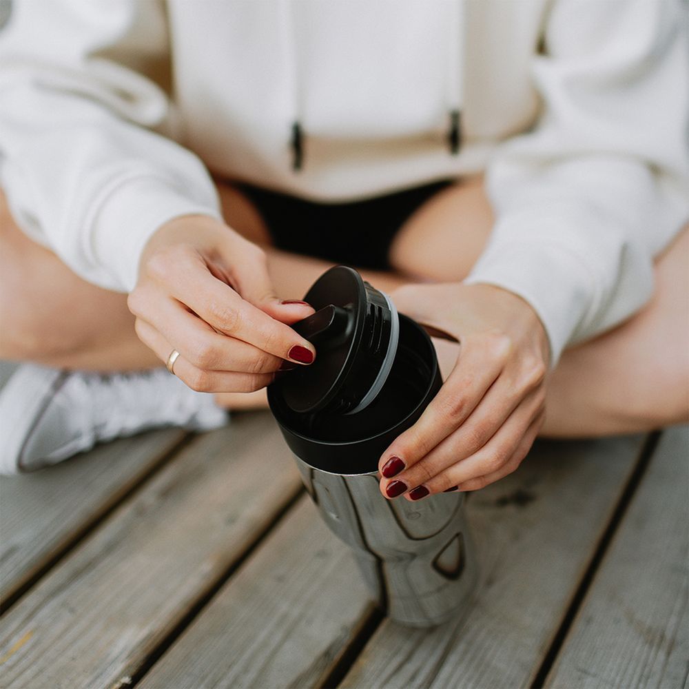 Термостакан Tumbler 470, вакуумный, стальной зеркальный / Миниатюра WWW (1000)