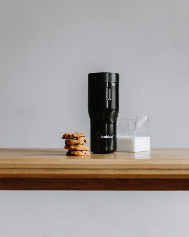 Термостакан Tumbler 470, вакуумный, черный / Миниатюра WWW (1000)