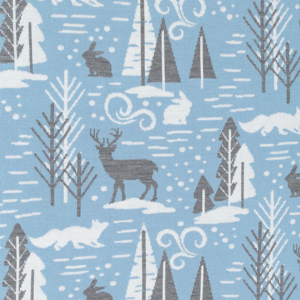 Плед Sever, светло-голубой / Миниатюра WWW (1000)