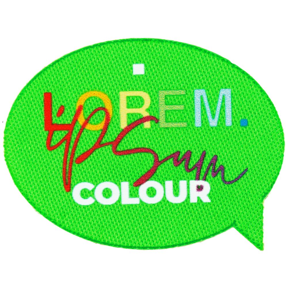 Наклейка тканевая Lunga Bubble, M, зеленый неон / Миниатюра WWW (1000)