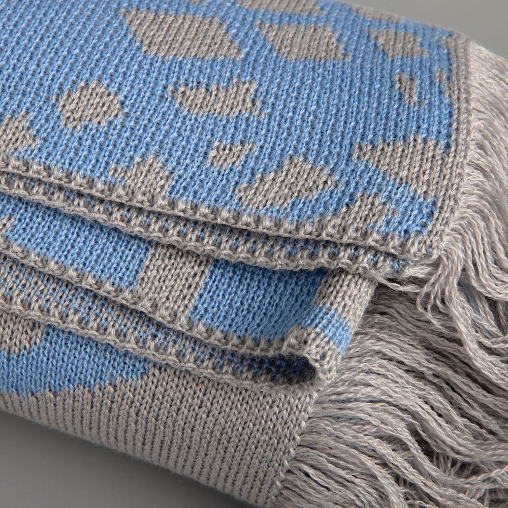 Палантин с бахромой на заказ Rinn Fint, полушерсть / Миниатюра WWW (1000)