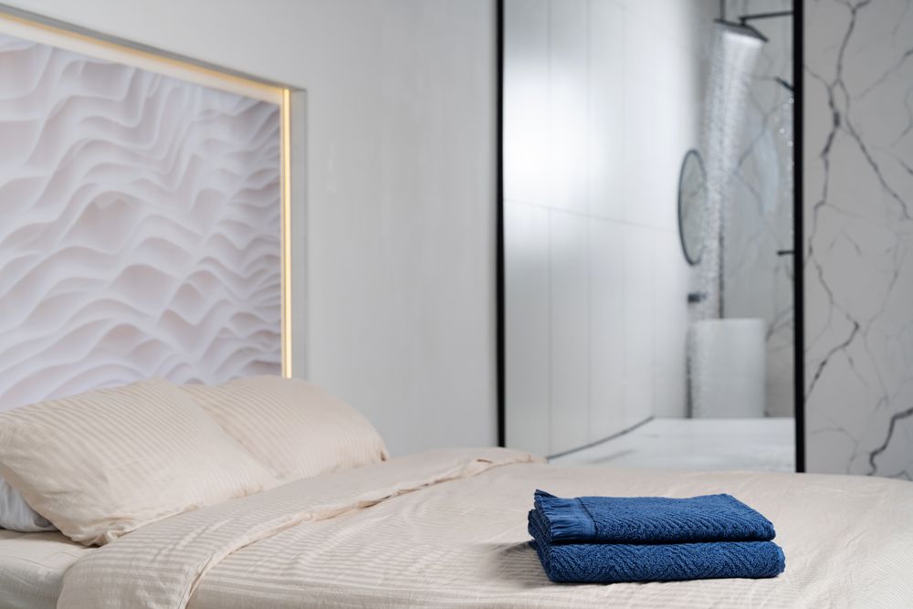 Полотенце Morena, большое, голубое / Миниатюра WWW (1000)