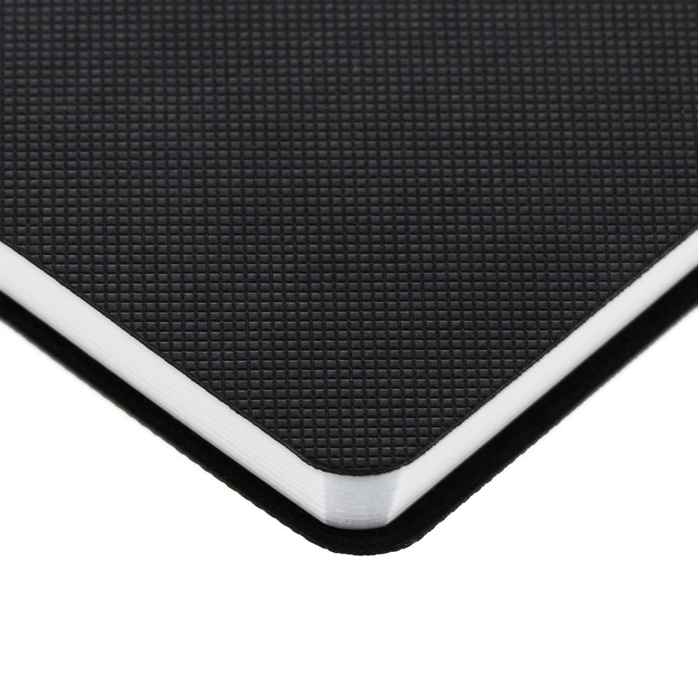 Ежедневник Knit, недатированный, черный / Миниатюра WWW (1000)