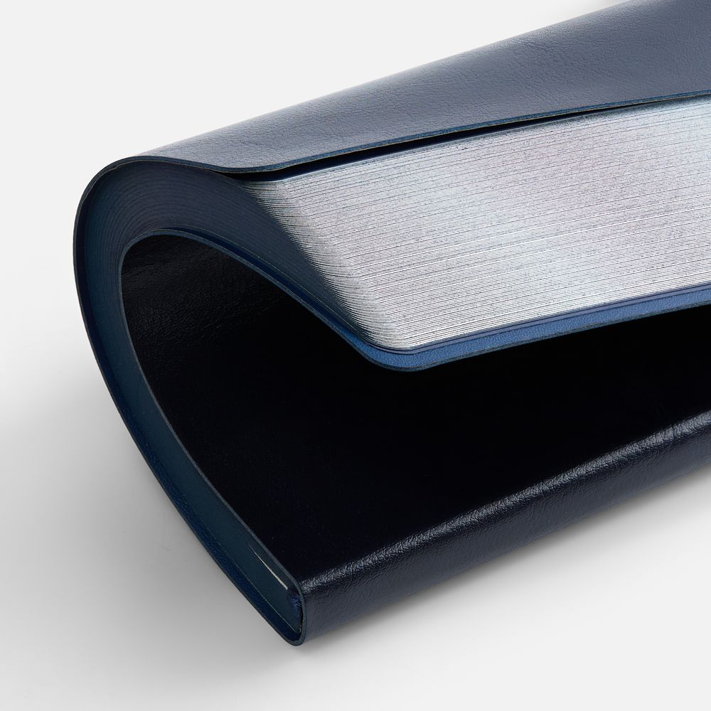 Ежедневник Doppio, недатированный, синий / Миниатюра WWW (1000)