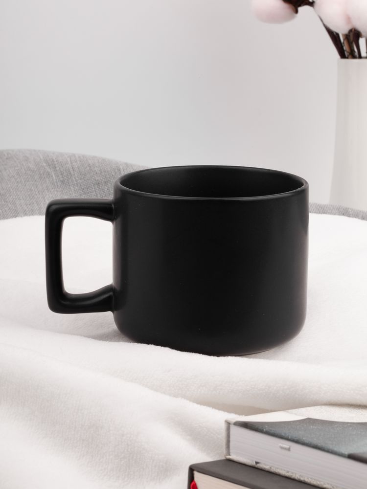 Чашка Jumbo в коробке матовая, черная / Миниатюра имиджевого (1000)