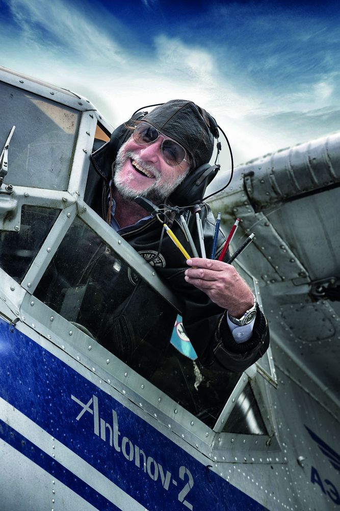 Ручка шариковая Construction, мультиинструмент, красная / Миниатюра WWW (1000)