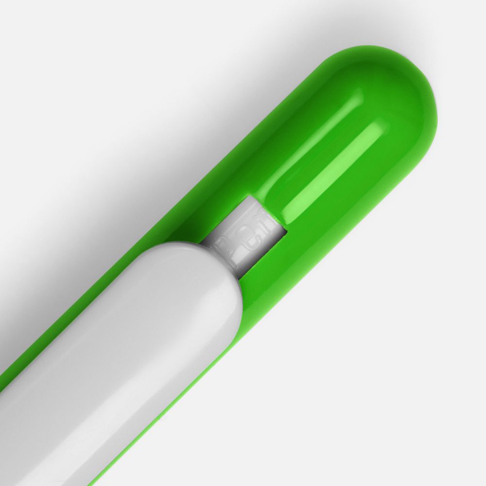 Ручка шариковая Swiper, зеленая с белым / Миниатюра WWW (1000)