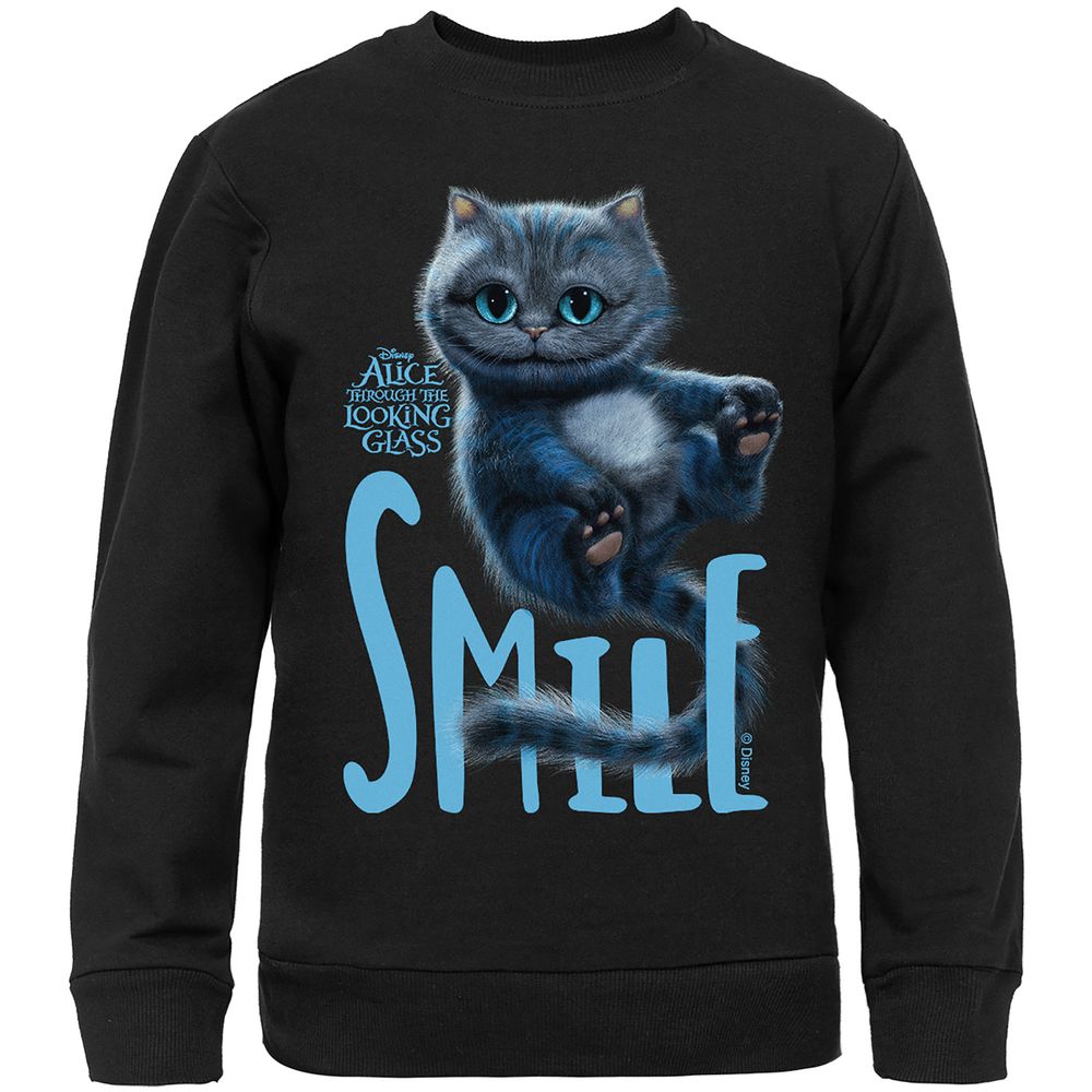 Свитшот детский Smile, черный / Миниатюра WWW (1000)