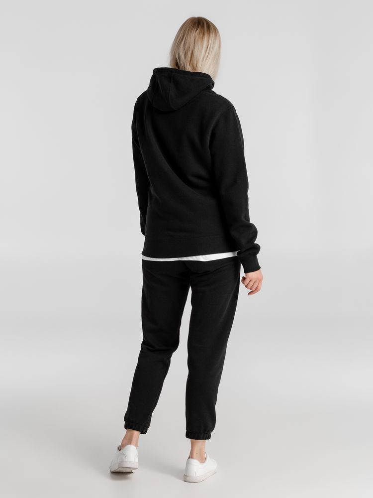 Толстовка с капюшоном унисекс King, черная / Миниатюра WWW (1000)