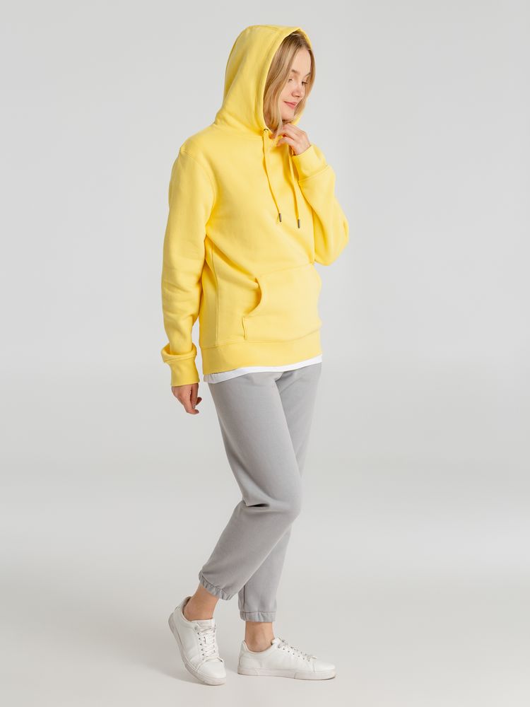 Толстовка с капюшоном унисекс King, желтая / Миниатюра WWW (1000)