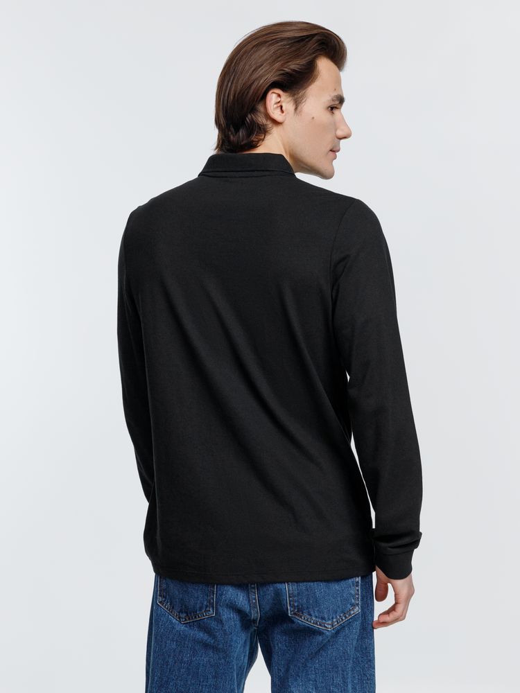 Рубашка поло с длинным рукавом Prime LSL, черная / Миниатюра WWW (1000)