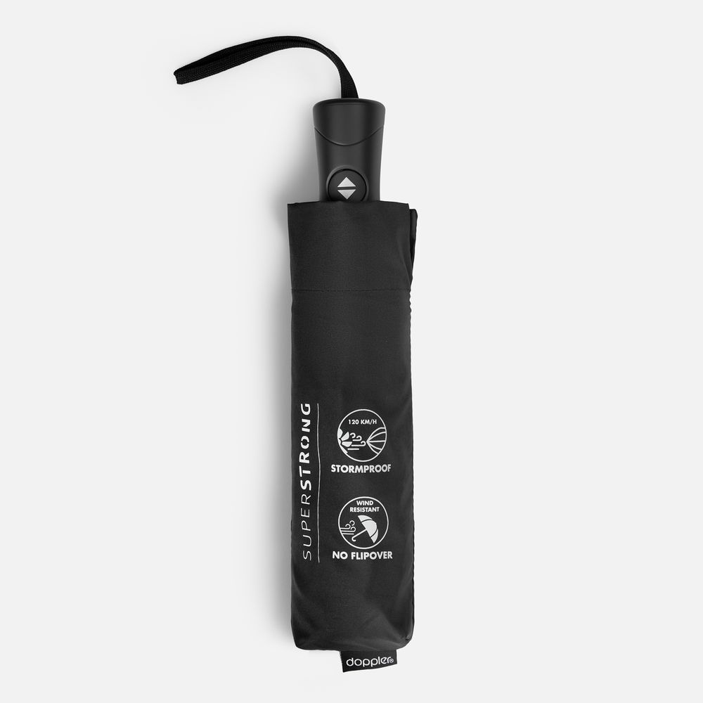 Складной зонт Fiber Magic Superstrong, черный / Миниатюра WWW (1000)