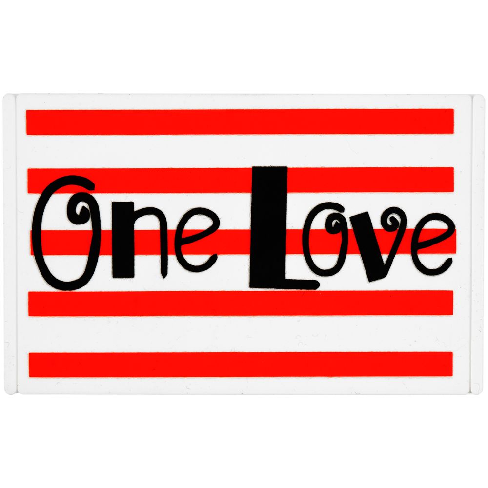 Лейбл из ПВХ Dzeta, L, белый / Миниатюра WWW (1000)