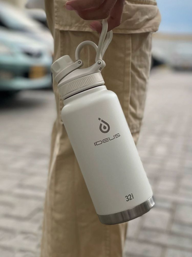 Термобутылка Fujisan XL 2.0, белая (молочная) / Миниатюра имиджевого (1000)