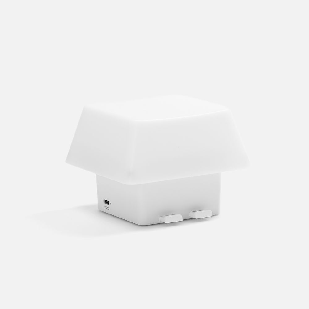 Светильник с подставкой для смартфона Knoppi, белый / Миниатюра WWW (1000)