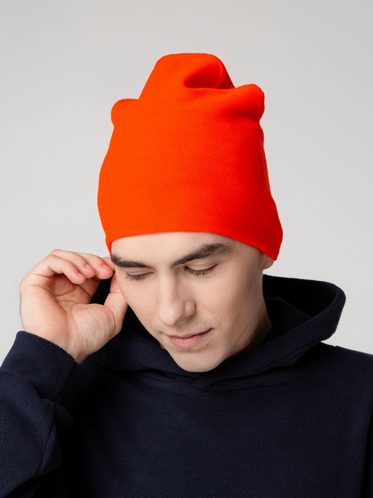 Шапка Hey, красно-оранжевая (кармин) / Миниатюра WWW (1000)