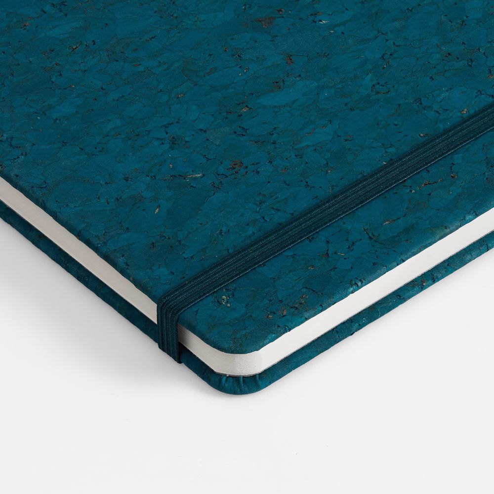 Блокнот Cork County, синий / Миниатюра WWW (1000)