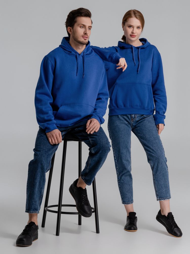 Толстовка с капюшоном Slam 320, ярко-синяя / Миниатюра WWW (1000)