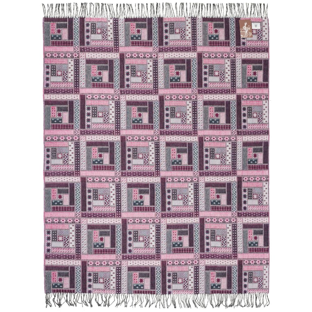 Плед Baltimora, фуксия / Миниатюра WWW (1000)