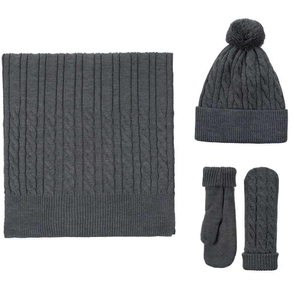 Шарф Heat Trick, серый меланж / Миниатюра WWW (1000)