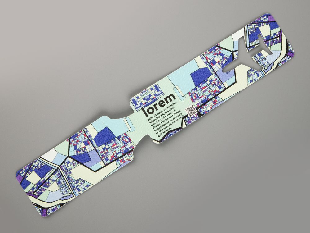 Багажная бирка Saff Travel на заказ / Миниатюра WWW (1000)