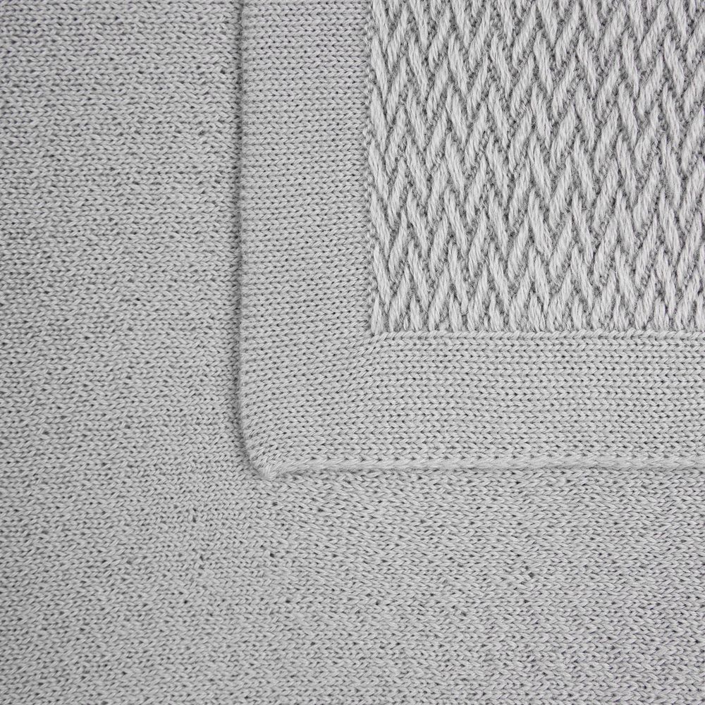 Плед Ornato, серый (дымчатый) / Миниатюра WWW (1000)