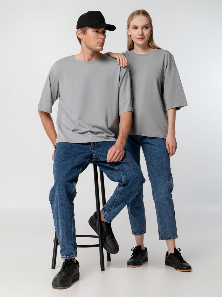 Футболка унисекс оверсайз Street Vibes, серая / Миниатюра WWW (1000)