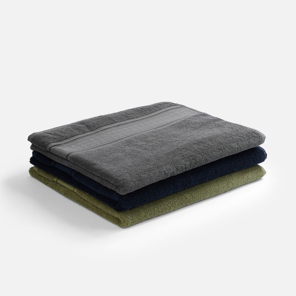 Полотенце махровое Terrychic XL, темно-серое / Миниатюра WWW (1000)