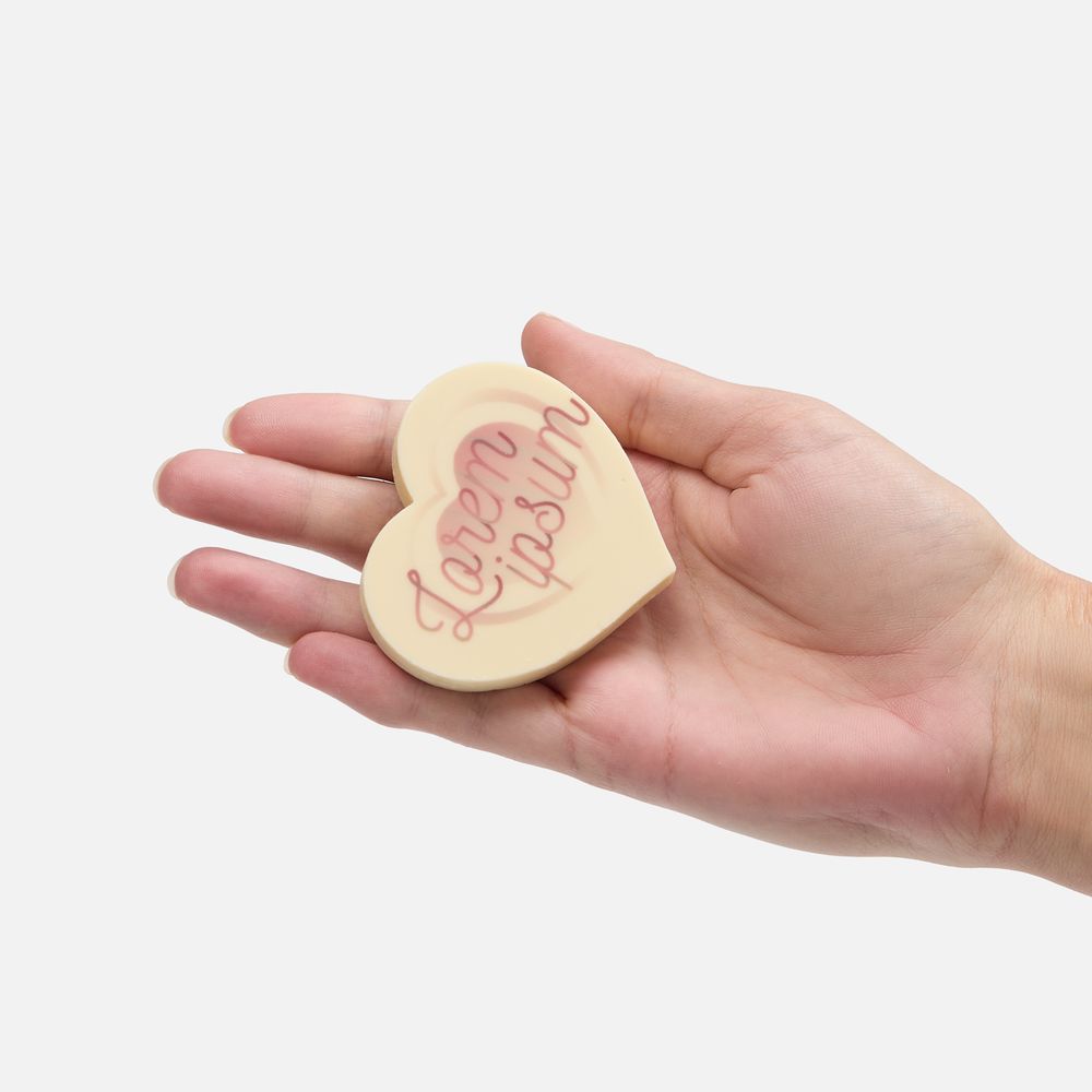 Печенье Dream White в белом шоколаде, сердце / Миниатюра WWW (1000)