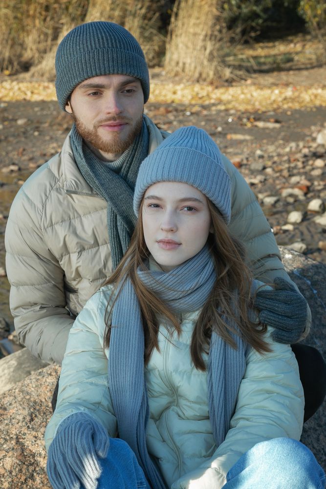 Перчатки Bernard, серый меланж / Миниатюра WWW (1000)