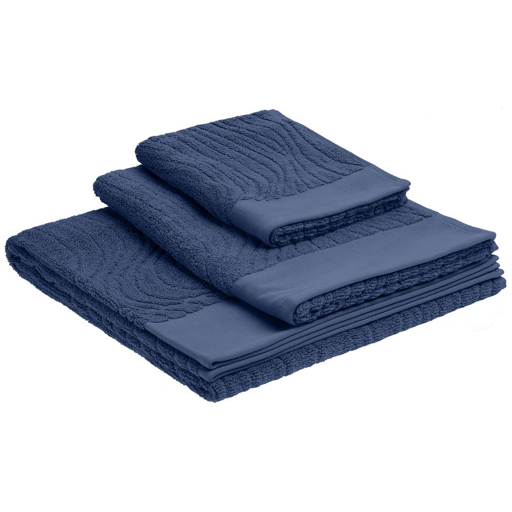 Полотенце New Wave, большое, синее / Миниатюра WWW (1000)