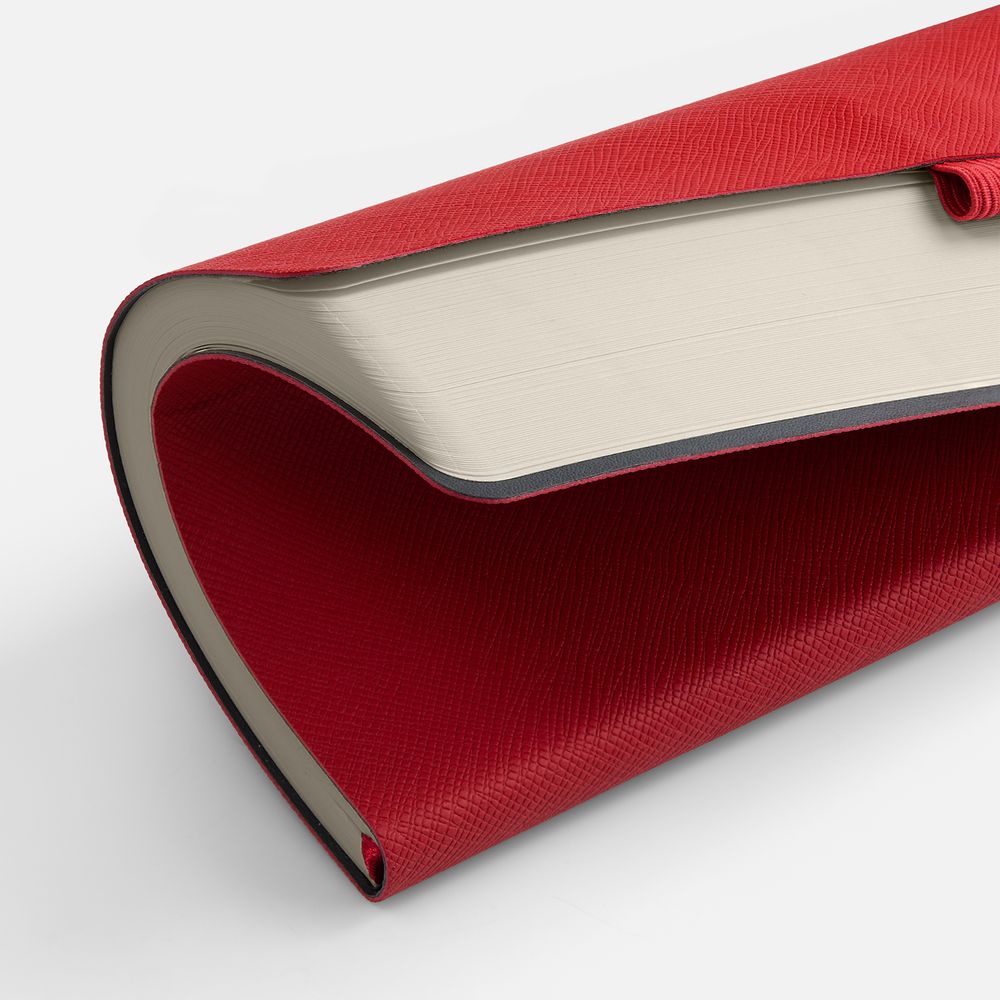 Ежедневник Lungo, недатированный, красный / Миниатюра WWW (1000)