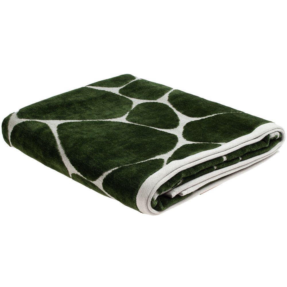 Полотенце Giraffe, большое, бежевое с зеленым / Миниатюра WWW (1000)