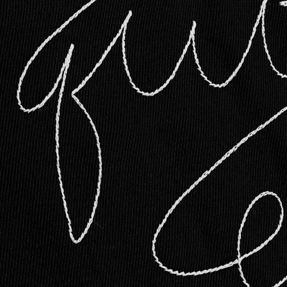 Холщовая сумка с вышивкой Esto Quod Es, черная / Миниатюра WWW (1000)