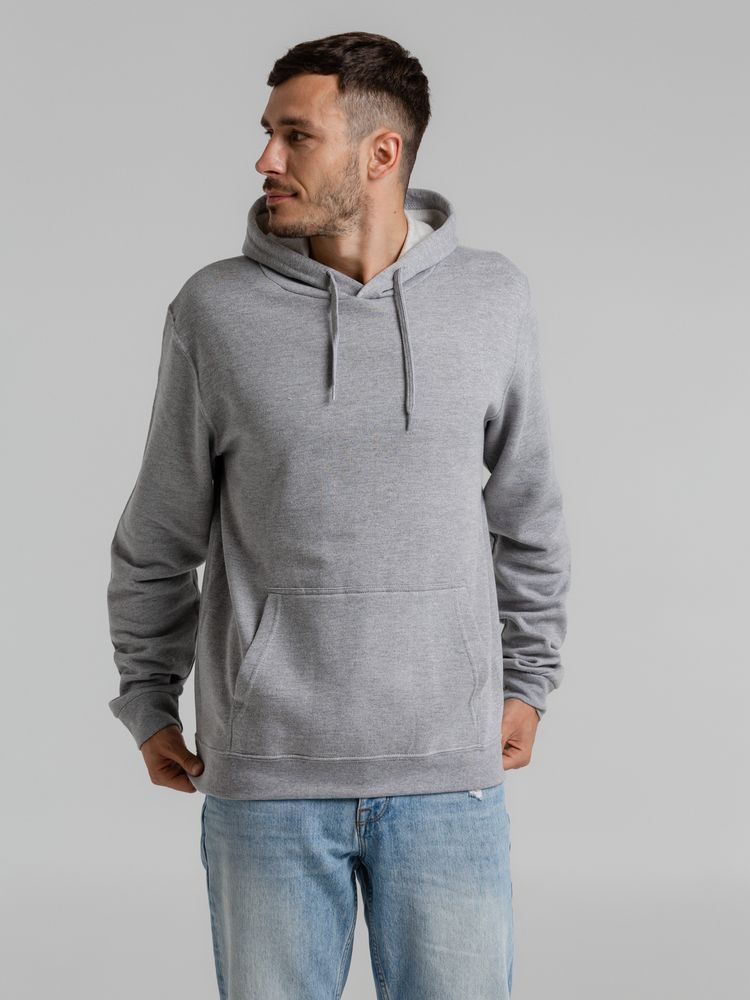 Толстовка с капюшоном Snake II серый меланж / Миниатюра WWW (1000)