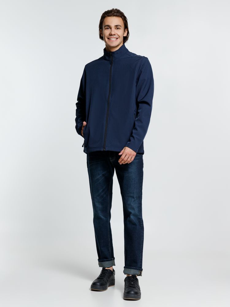 Куртка софтшелл мужская Race Men, темно-синяя / Миниатюра WWW (1000)