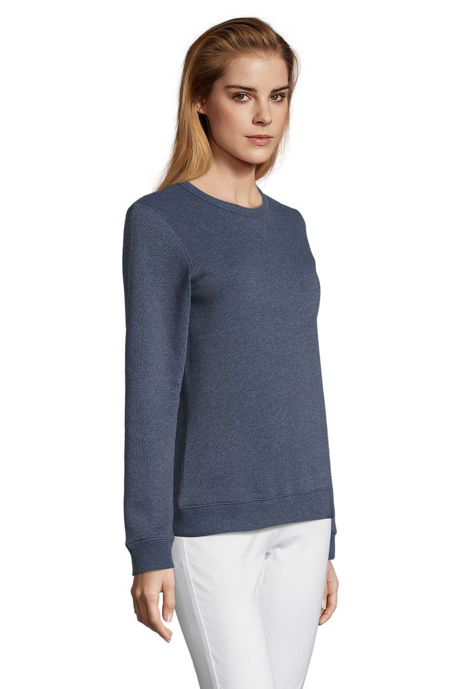 Толстовка женская Sully Women, синий меланж / Миниатюра WWW (1000)