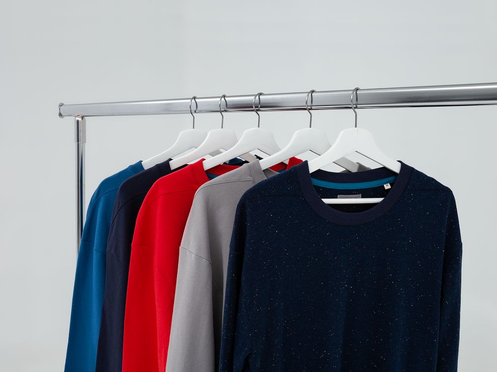 Футболка с длинным рукавом Kosmos 1.0, синяя / Миниатюра WWW (1000)