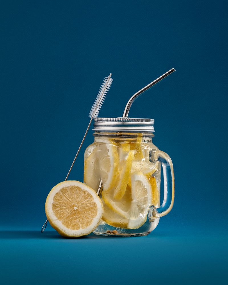 Набор Mellow, с изогнутой трубочкой, серебристый / Миниатюра WWW (1000)