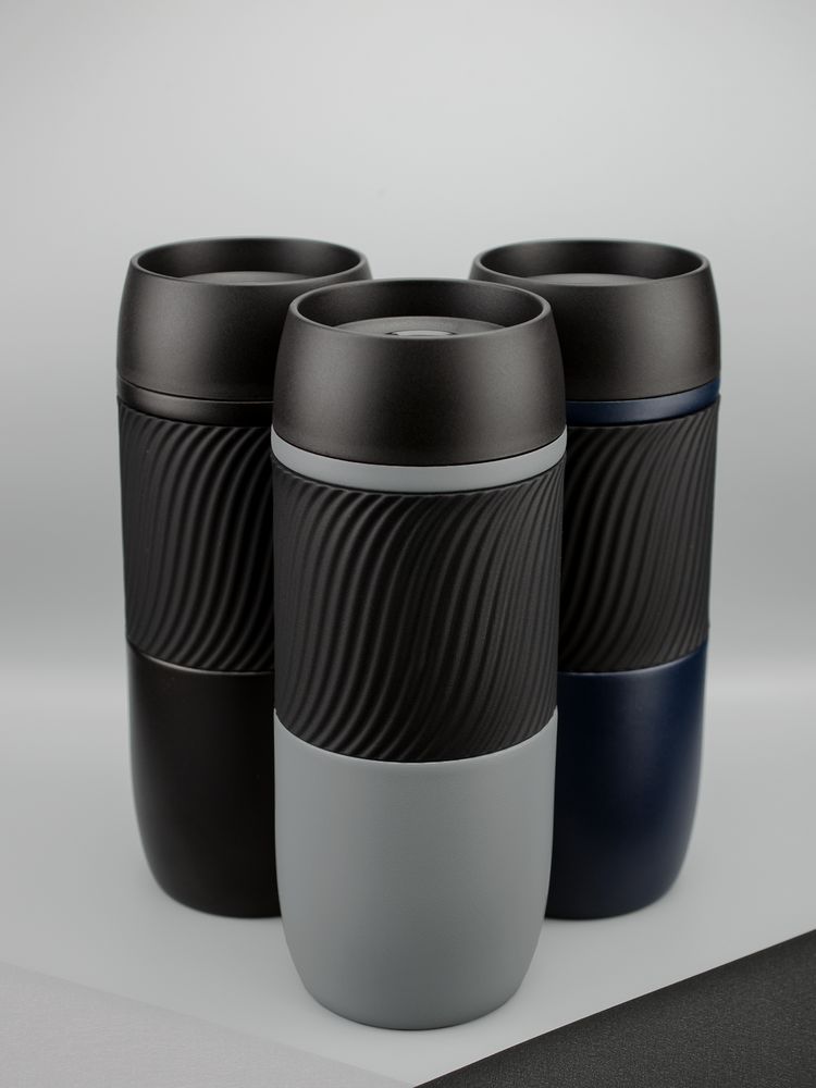 Термостакан Hub, серый / Миниатюра WWW (1000)