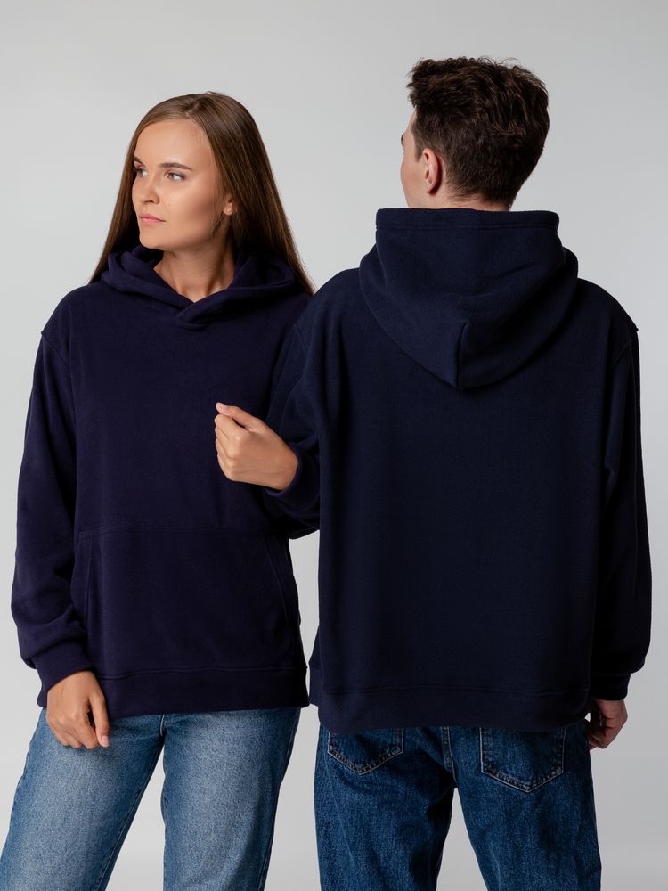 Худи флисовое унисекс Manakin, темно-синее / Миниатюра WWW (1000)