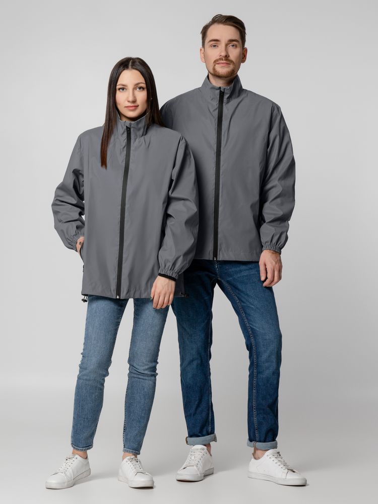 Ветровка Manifest из светоотражающей ткани, серая / Миниатюра WWW (1000)