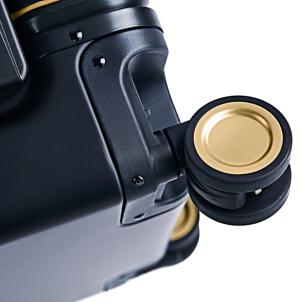 Чемодан Metal Luggage, черный / Миниатюра WWW (1000)