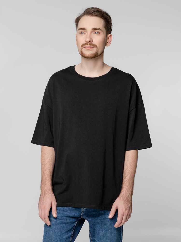 Футболка унисекс оверсайз Crosstown, черная / Миниатюра WWW (1000)