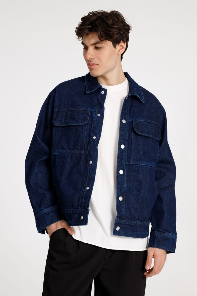 Куртка джинсовая O2, темно-синяя / Миниатюра WWW (1000)