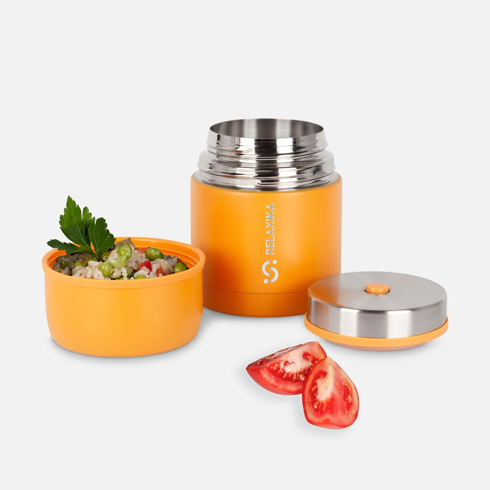 Термос для еды Relaxika 500, желтый / Миниатюра WWW (1000)