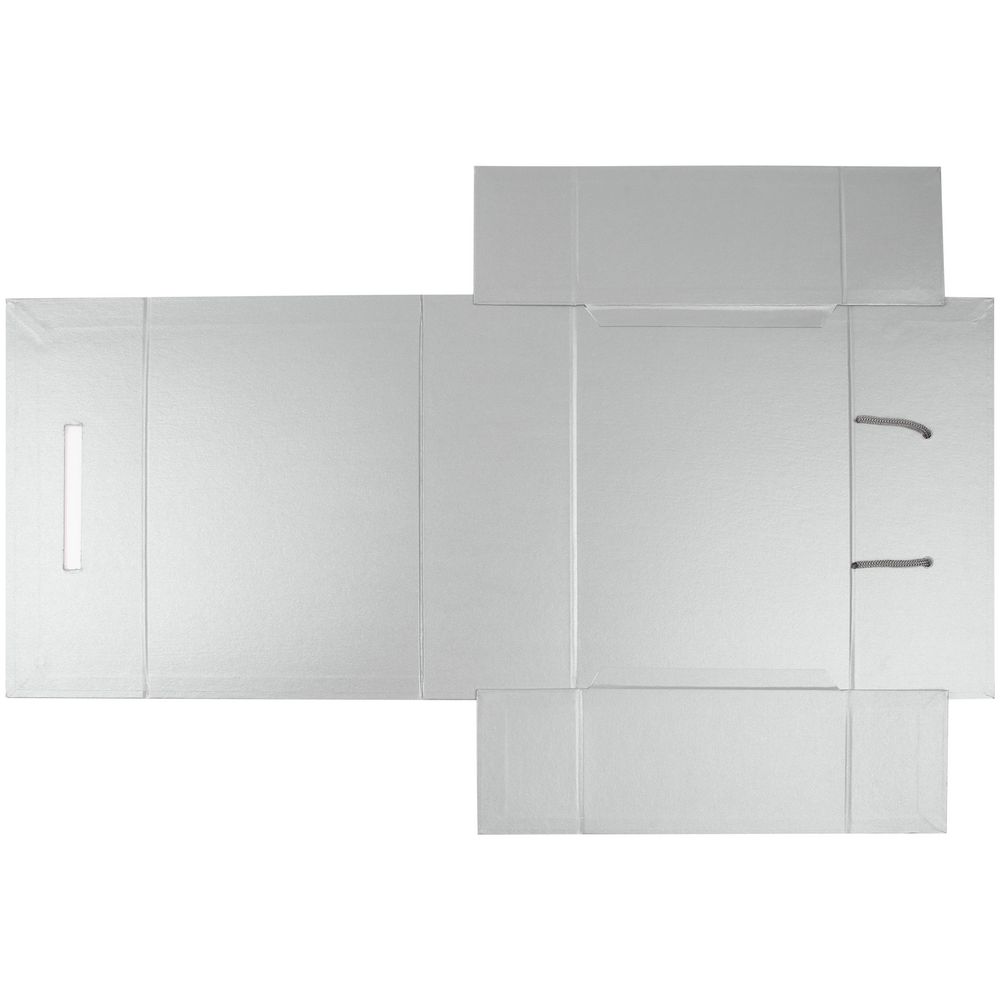 Коробка самосборная Selfmade, серебристая / Миниатюра WWW (1000)